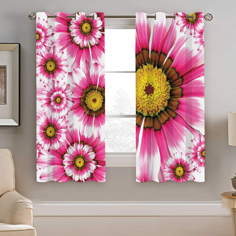 پرده نیروانا طرح گل مدل مخمل کد 4276 سایز 140×200 سانتی متر