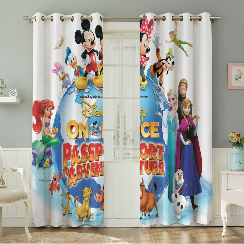 پرده نیروانا طرح   کودک مدل مخمل کد 8528سایز 140×280 سانتی متر