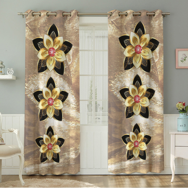 پرده نیروانا طرح مدرن  مدل مخمل کد 8878 سایز 140×280 سانتی متر