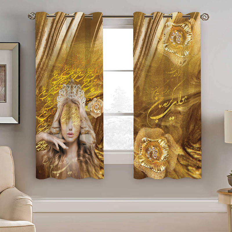 پرده نیروانا مدل plk2733 سایز 190 × 140 سانتی متر