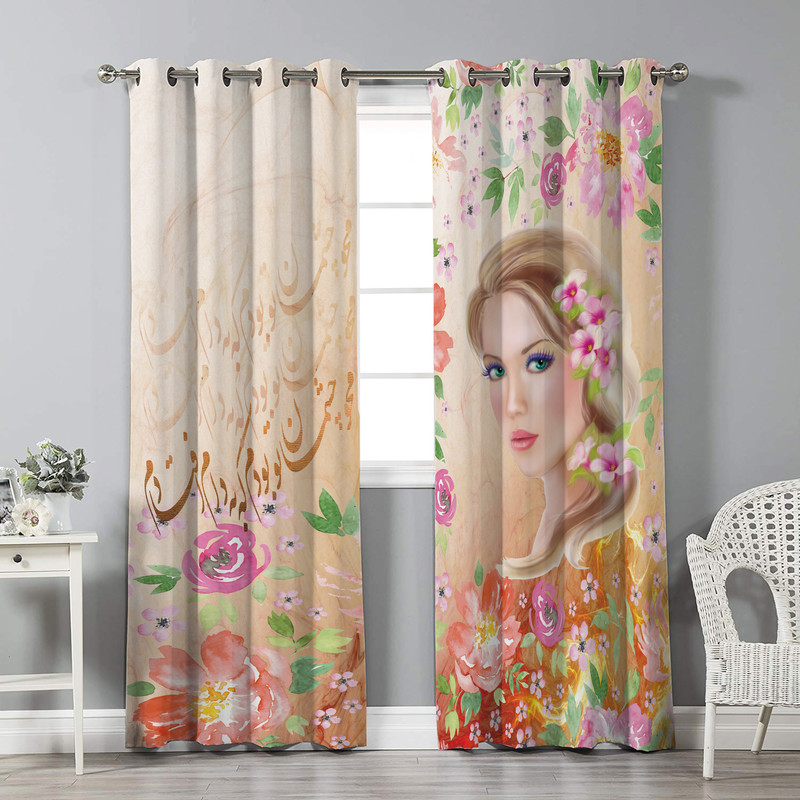 پرده نیروانا مدل pl2109 سایز 280 × 140 سانتی متر