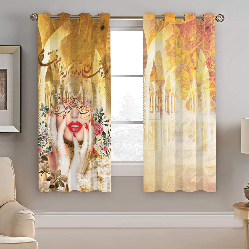 پرده نیروانا مدل plk2855 سایز 190 × 140 سانتی متر