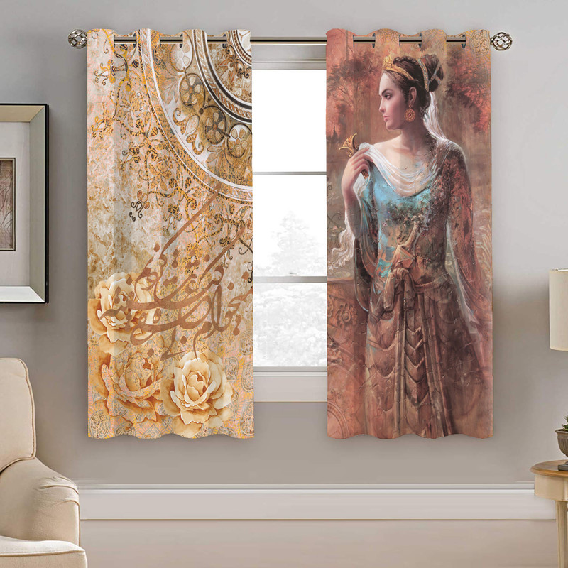 پرده نیروانا مدل plk2856 سایز 190 × 140 سانتی متر