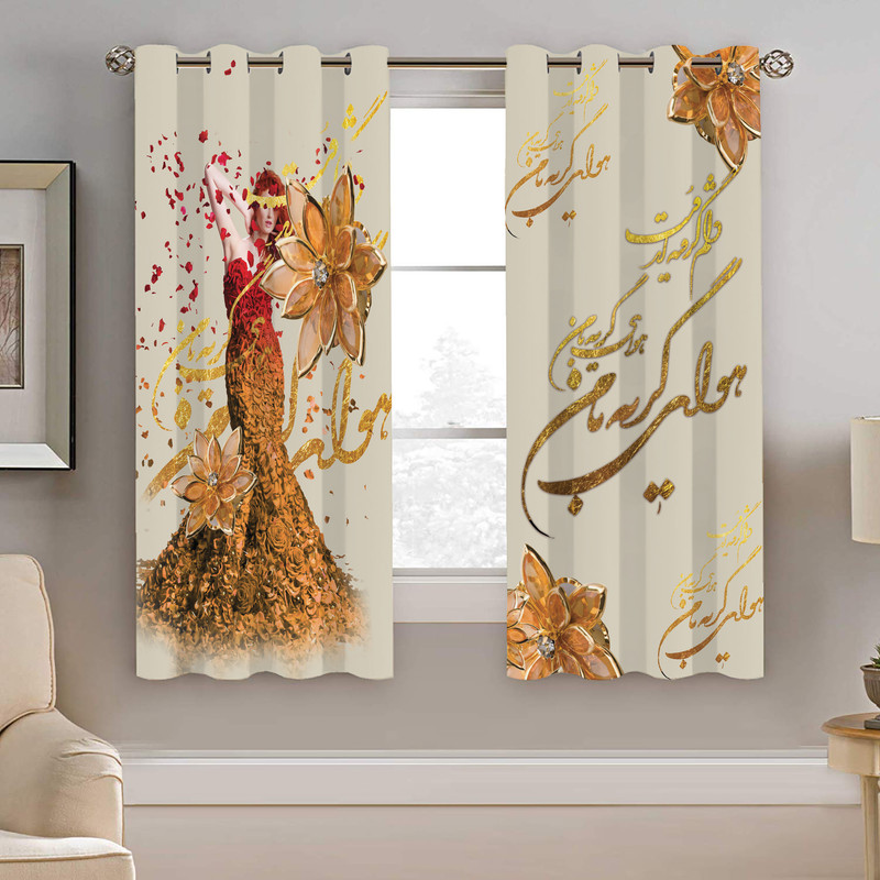 پرده نیروانا مدل plk2857 سایز 190 × 140 سانتی متر