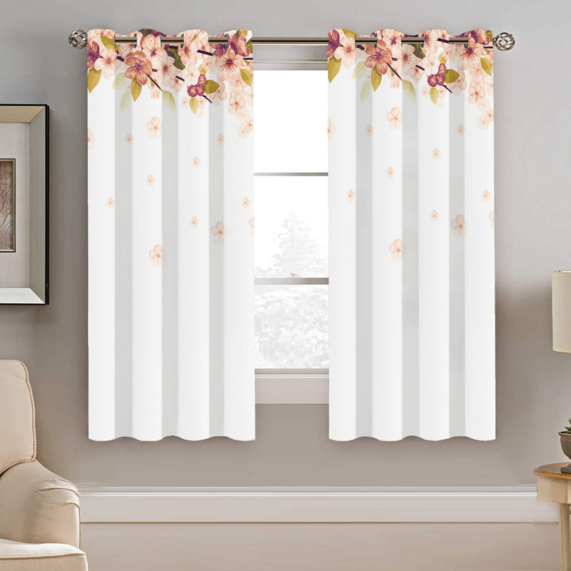 پرده نیروانا طرح گل مدل مخمل کد 8911 سایز 140×200 سانتی متر