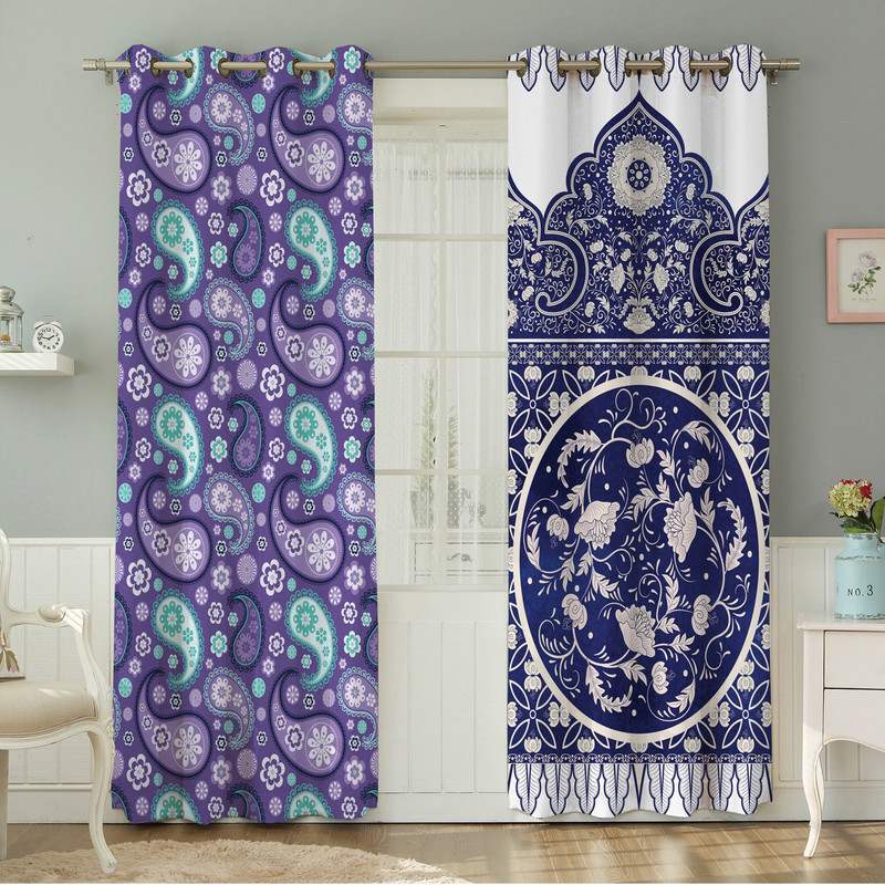 پرده نیروانا مدل مخمل کد 4243 سایز 140×280 سانتی متر