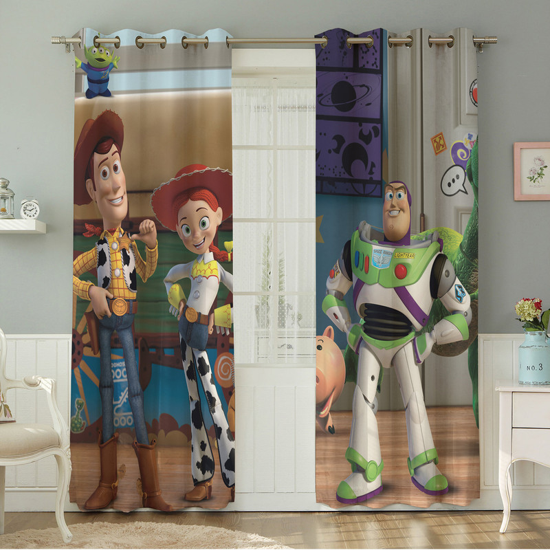 پرده نیروانا طرح  کودک مدل مخمل کد 4993سایز 140×280 سانتی متر