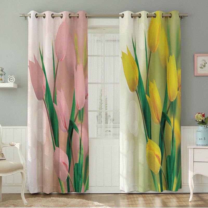 پرده نیروانا طرح گل  مدل مخمل کد 5008 سایز 140×280 سانتی متر