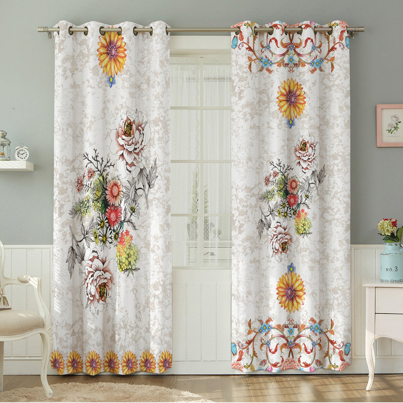 پرده نیروانا طرح  مدرن مدل مخمل کد 4735 سایز 140×280 سانتی متر