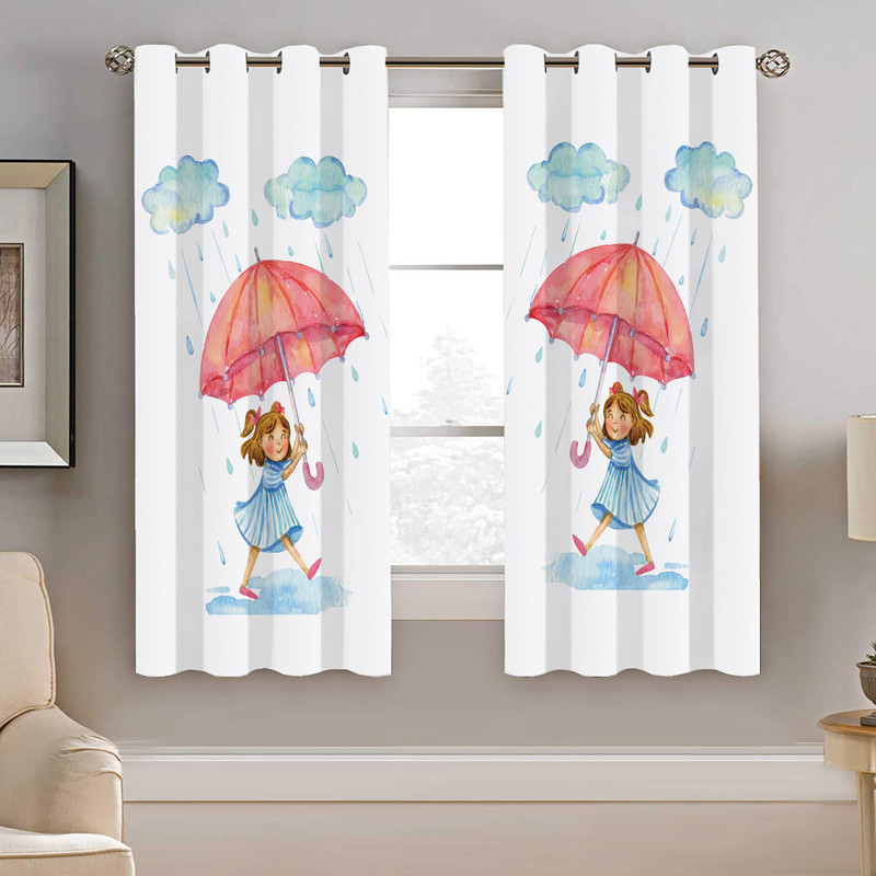 پرده نیروانا طرح کودک مدل مخمل کد 4091 سایز 140×200 سانتی متر