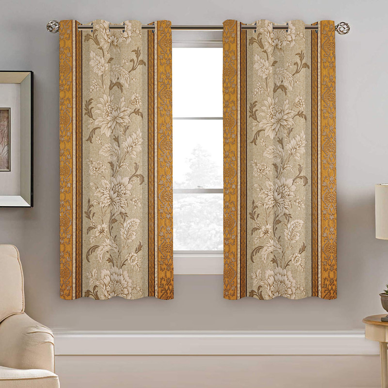 پرده نیروانا طرح سنتی  مدل هازان کد 4466    سایز 140×200 سانتی متر