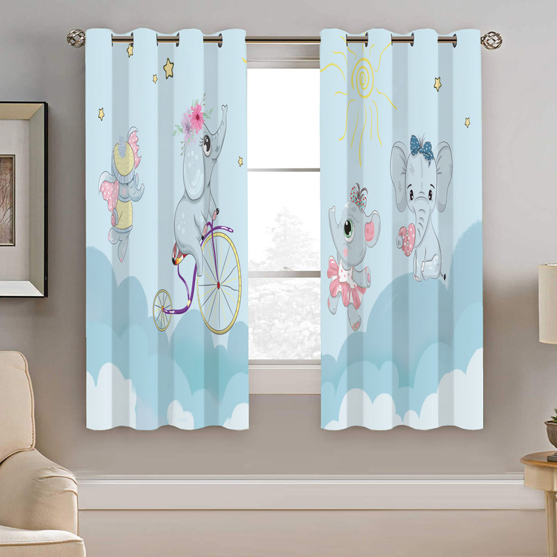 پرده نیروانا طرح کودک  مدل هازان کد 5247  سایز 140×200 سانتی متر