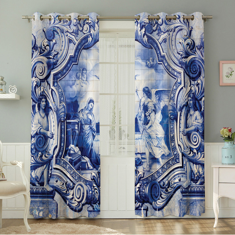 پرده نیروانا طرح مدرن  مدل هازان کد 4490 سایز 140×280 سانتی متر