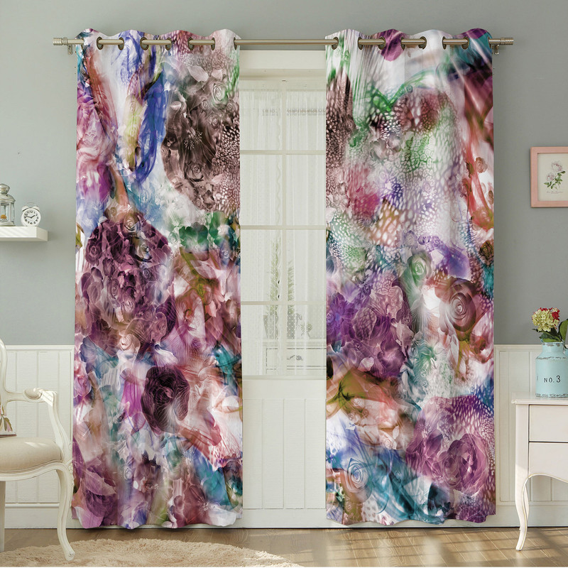 پرده نیروانا طرح  مدرن مدل هازان کد 4492 سایز 140×280 سانتی متر