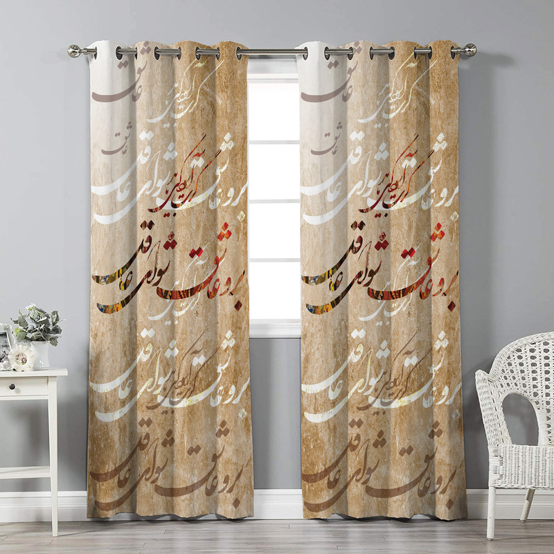 پرده نیروانا مدل pl2674 سایز 280 × 140 سانتی متر