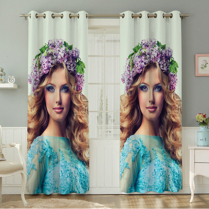 پرده نیروانا مدل مخمل کد 4463 سایز 140×280 سانتی متر