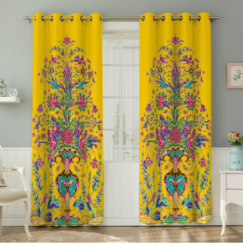 پرده نیروانا مدل مخمل کد 4437 سایز 140×280 سانتی متر