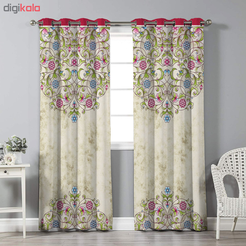 پرده نیروانا مدل pm2104 سایز 280 × 140 سانتی متر