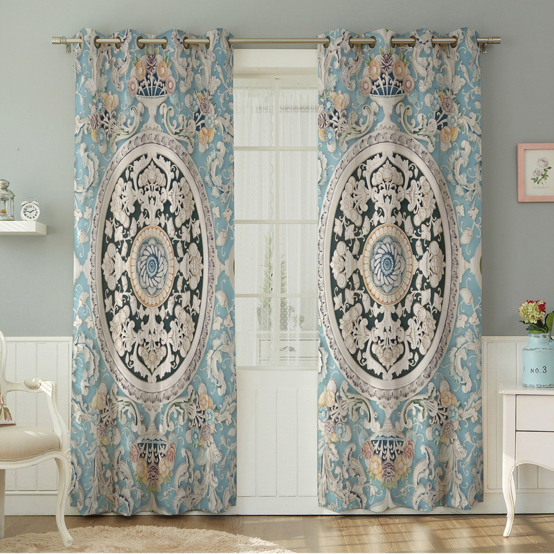 پرده نیروانا طرح مدرن  مدل هازان کد 4589 سایز 140×280 سانتی متر