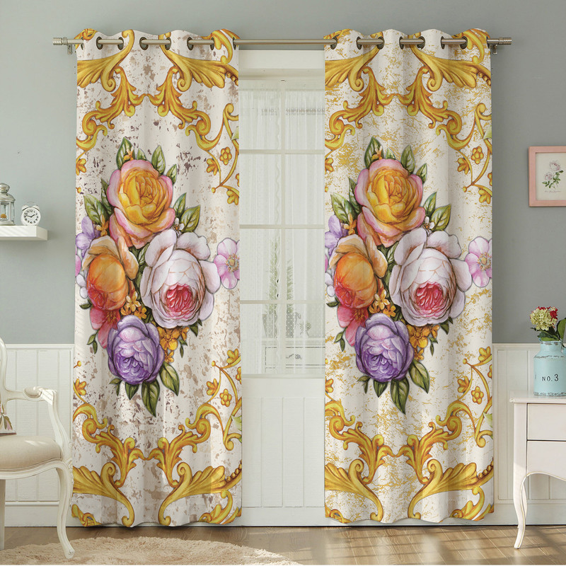 پرده نیروانا طرح مدرن  مدل هازان کد 4593 سایز 140×280 سانتی متر