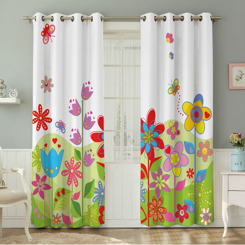 پرده نیروانا طرح گل  مدل هازان کد 4216 سایز 140×280 سانتی متر