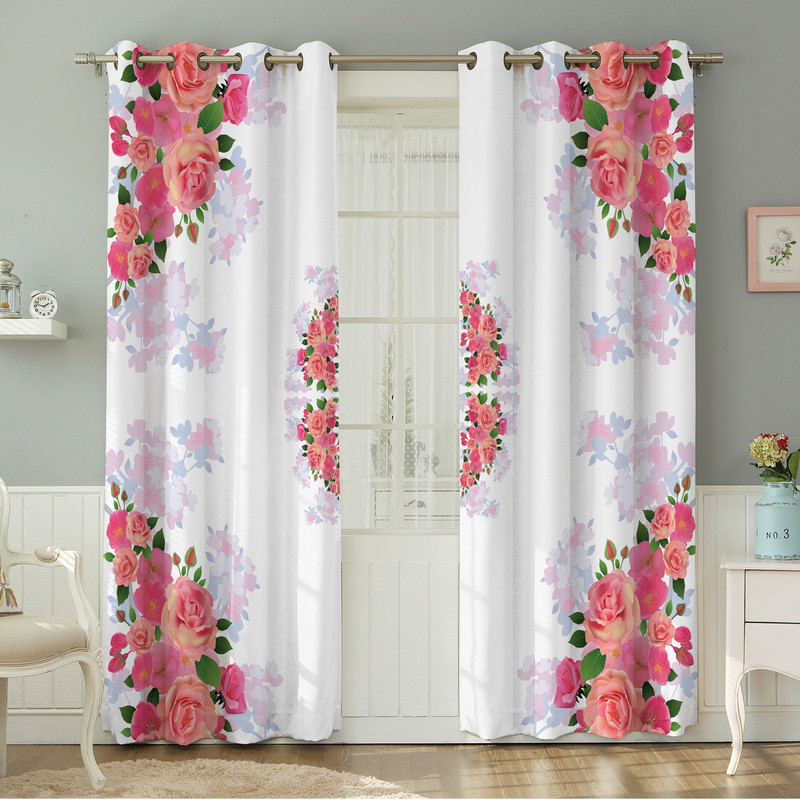 پرده نیروانا طرح سنتی  مدل هازان کد 4219 سایز 140×280 سانتی متر