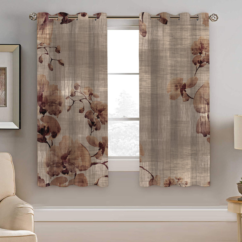 پرده نیروانا طرح سنتی مدل مخمل کد 4509 سایز 140×200 سانتی متر