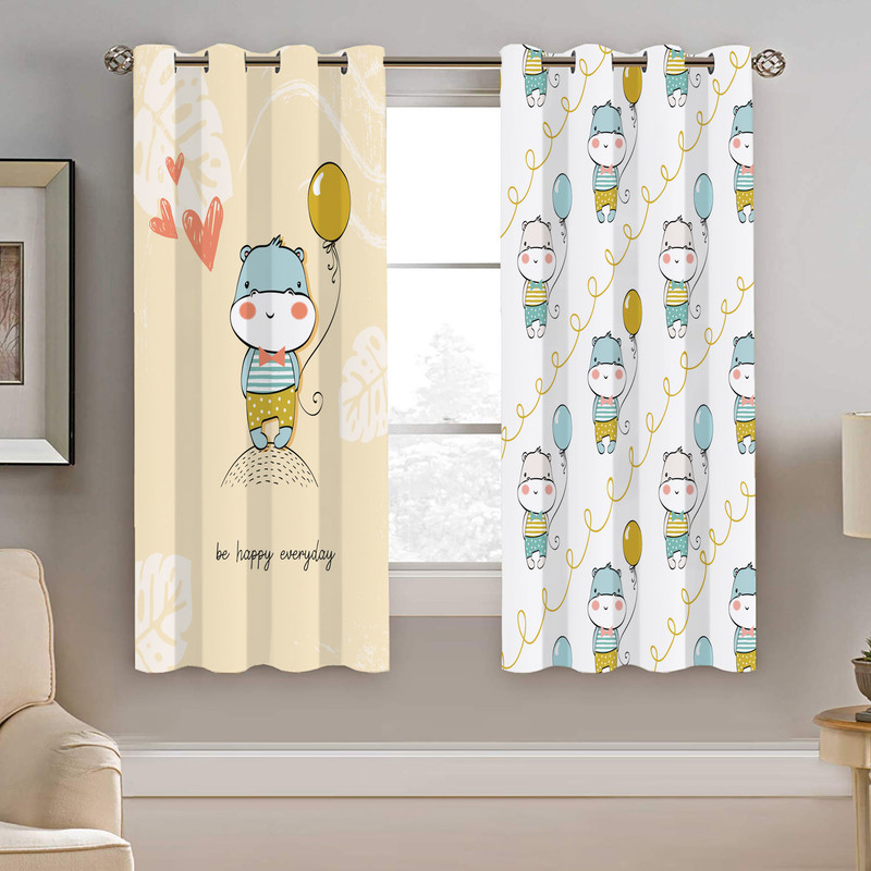 پرده نیروانا طرح کودک مدل مخمل کد 5112 سایز 140×200 سانتی متر