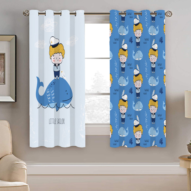 پرده نیروانا طرح کودک مدل مخمل کد 5117 سایز 140×200 سانتی متر