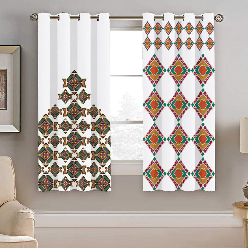 پرده نیروانا طرح سنتی مدل مخمل کد 4021 سایز 140×200 سانتی متر