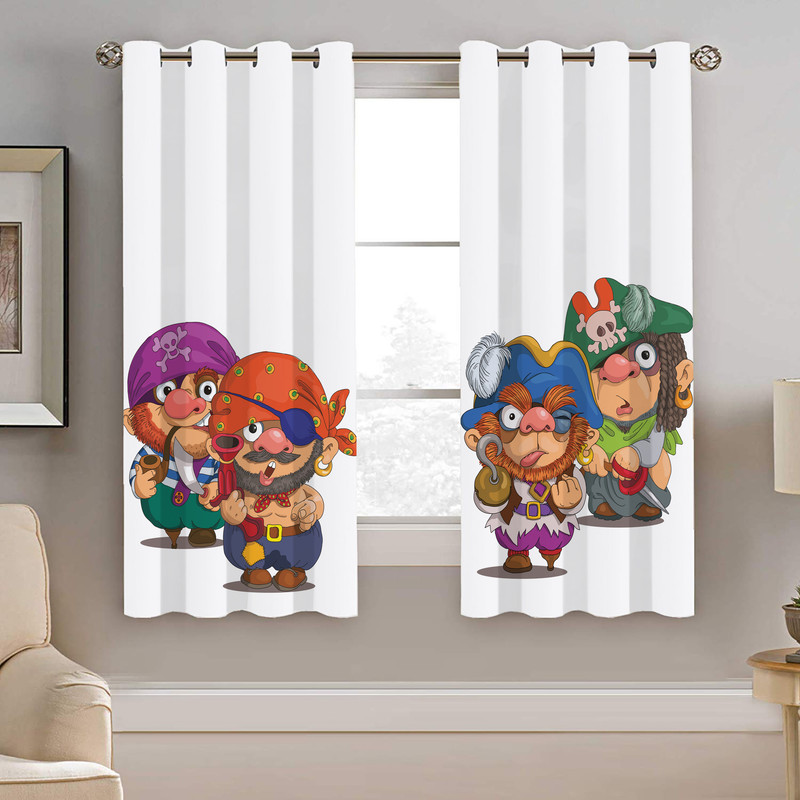 پرده نیروانا طرح کودک مدل مخمل کد 4368 سایز 140×200 سانتی متر