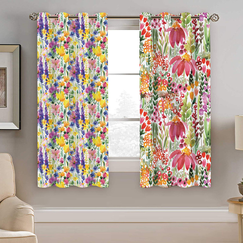 پرده نیروانا طرح سنتی مدل مخمل کد 4414 سایز 140×200 سانتی متر