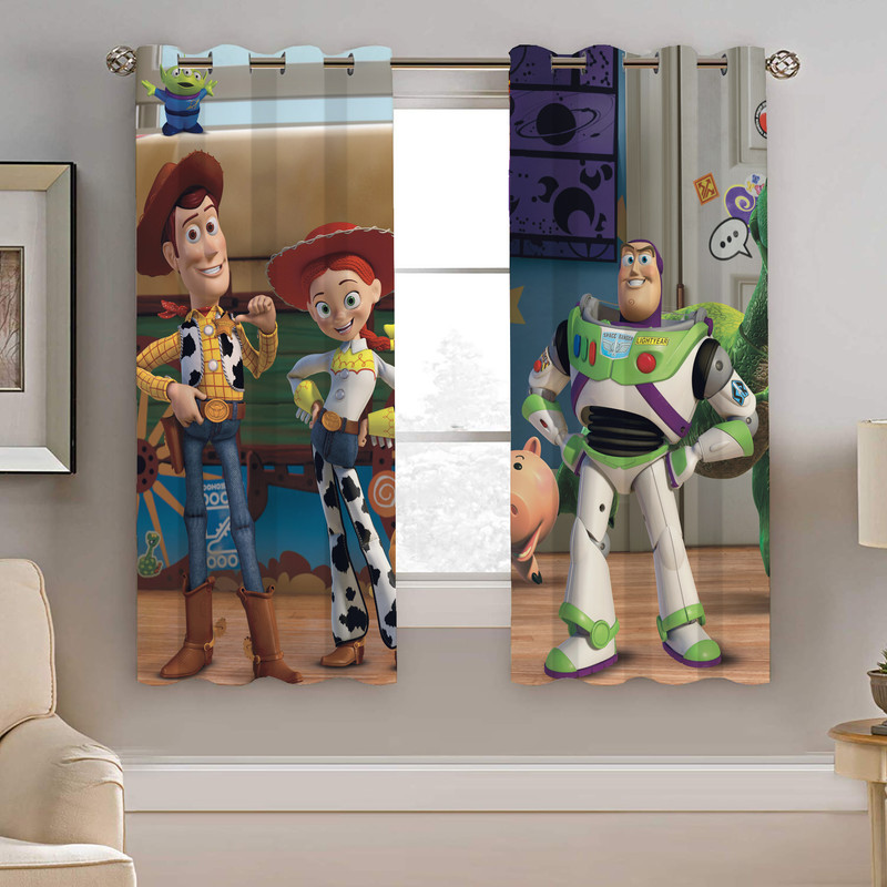 پرده نیروانا طرح اسباب بازی ها کودک مدل مخمل کد 4993 سایز 140×200 سانتی متر