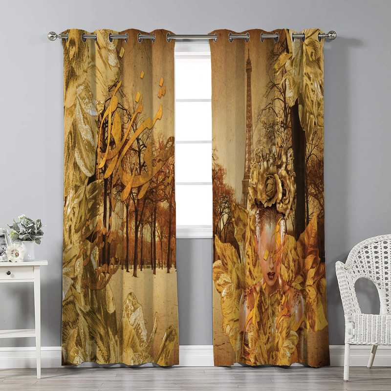 پرده نیروانا مدل pl2688 سایز 280 × 140 سانتی متر