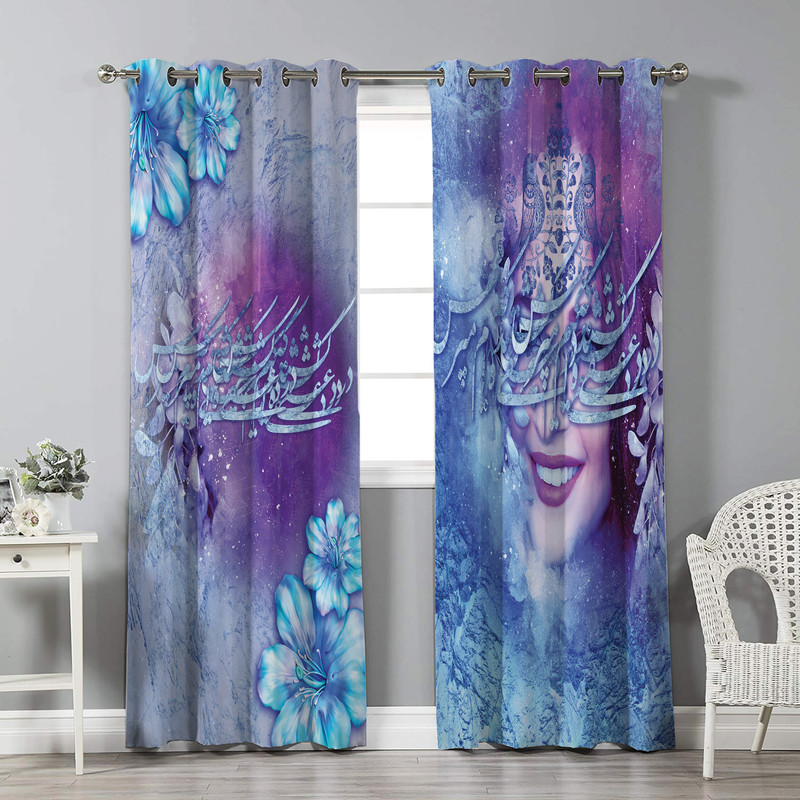 پرده نیروانا مدل pl2636 سایز 280 × 140 سانتی متر