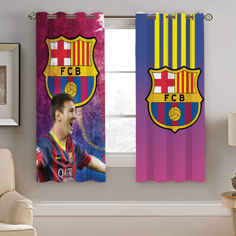 پرده نیروانا طرح میسی مدل مخمل کد 8030 سایز 140×200 سانتی متر