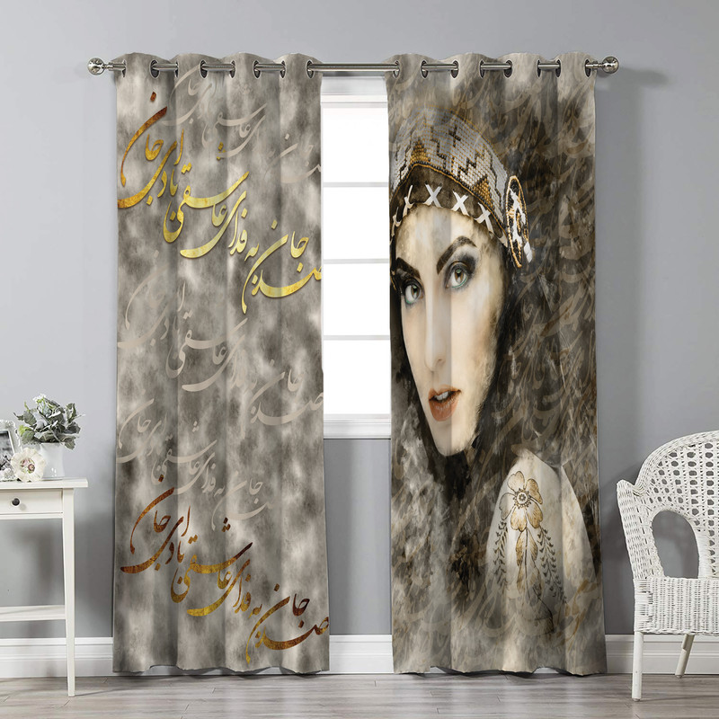 پرده نیروانا مدل pl2686 سایز 280 × 140 سانتی متر