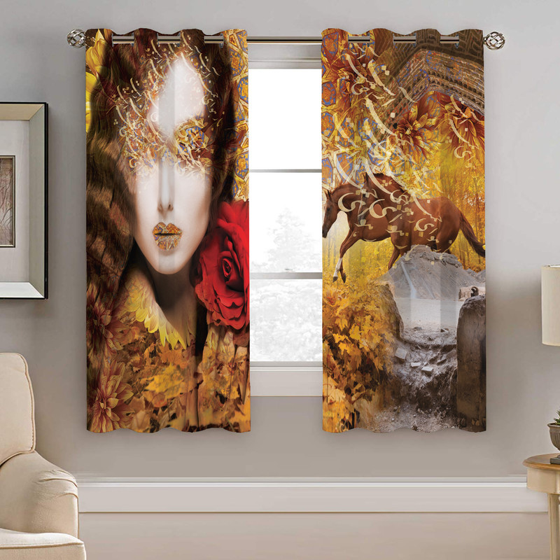 پرده نیروانا مدل plk2853 سایز 190 × 140 سانتی متر