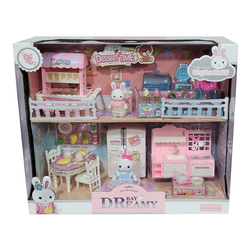 اسباب بازی مدل خانه عروسکی و لوازم خانه خرگوشی کد 6626