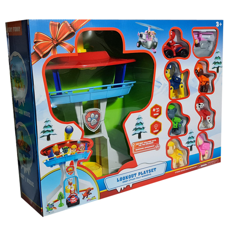 ست اسباب بازی مدل برج مراقبت سگهای نگهبان