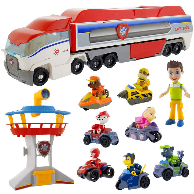 ماشین بازی طرح کامیون و برج مراقبت سگهای نگهبان کد 5127083 مجموعه 17 عددی