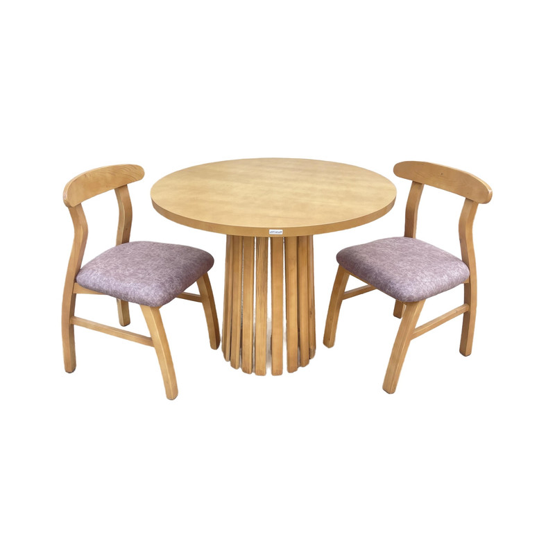 میز و صندلی ناهارخوری 2 نفره گالری چوب آشنایی مدل Khod-Kh-Boshk