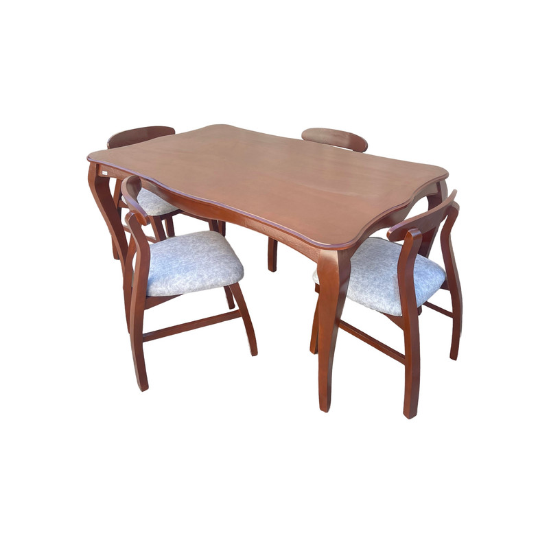 میز و صندلی ناهارخوری 4 نفره گالری چوب آشنایی مدل 902