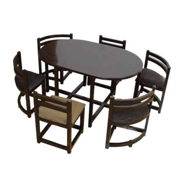  میز و صندلی ناهارخوری 6 نفره مدل Ti-CH-004