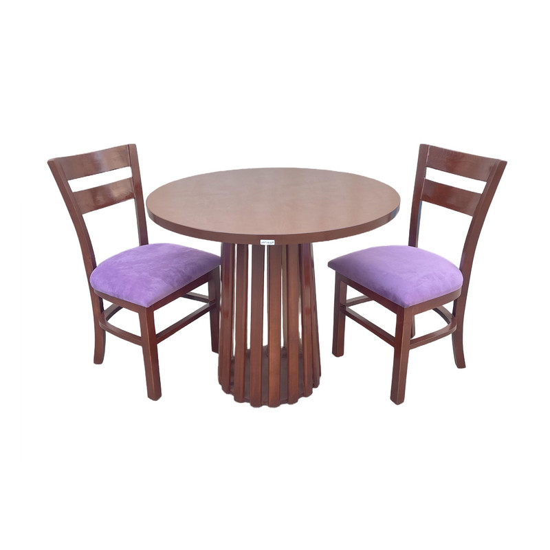 میز و صندلی ناهارخوری 2 نفره گالری چوب آشنایی مدل Gh-2Tir-Boshk