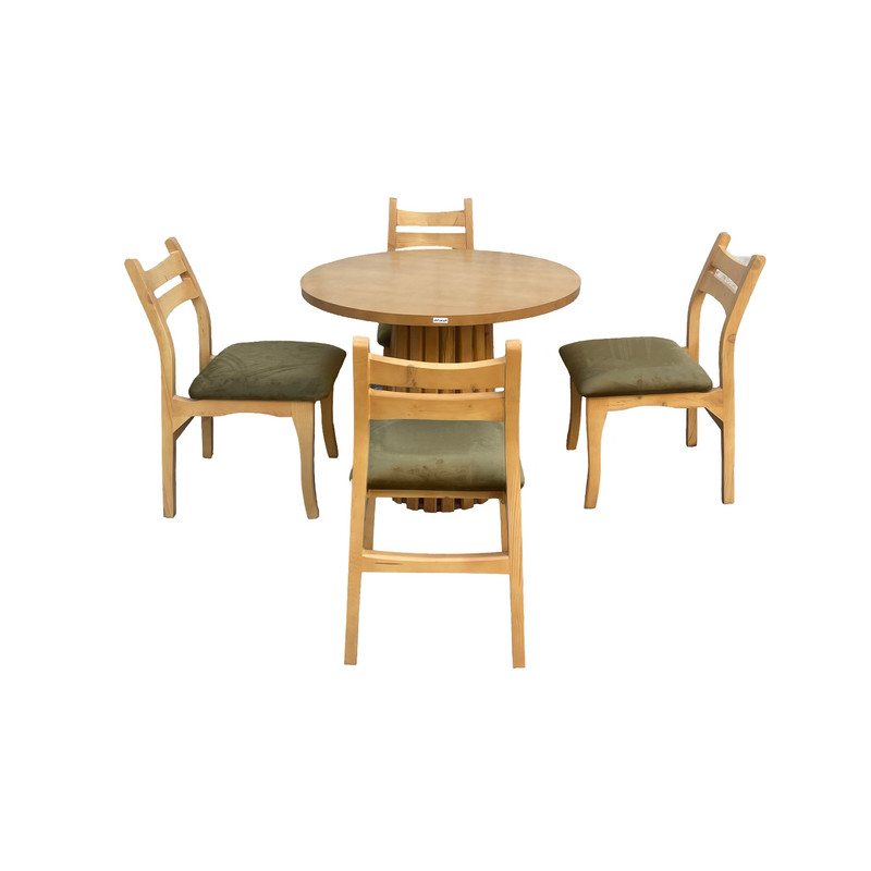 میز و صندلی ناهارخوری 4 نفره گالری چوب آشنایی مدل Khod-Gvz-Boshk