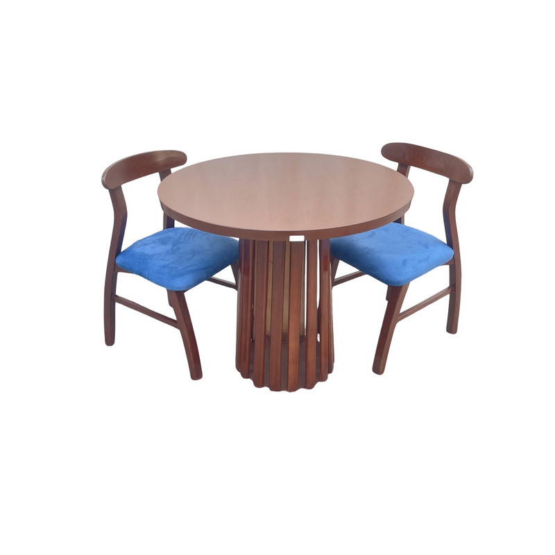 میز و صندلی ناهارخوری 2 نفره گالری چوب آشنایی مدل Gh-Kh-Boshk