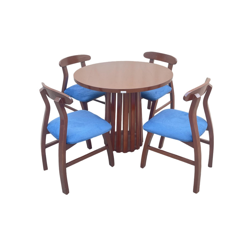 میز و صندلی ناهارخوری 4 نفره گالری چوب آشنایی مدل Gh-Kh-Boshk