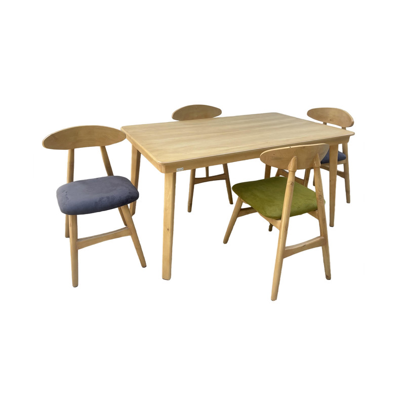 میز و صندلی ناهارخوری 4 نفره گالری چوب آشنایی مدل Khod-Van-Lux4