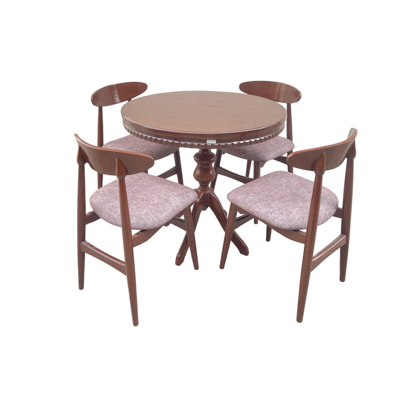  میز و صندلی ناهارخوری 4 نفره گالری چوب آشنایی مدل 864